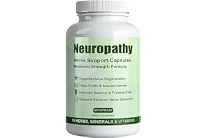 MILIZHIWU Neurovital Neuropathy Support Nerve Supplement, Nerve Support Formula for Neuropathy, Enhance Nerve Calming, Promote Overall Well-Being, with Alpha Lipoic Acid 600 mg & Acetyl L-Carnitine, 120 Count