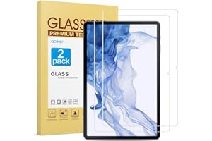 [2-Pack] apiker Screen Protector for Samsung Galaxy Tab S7 FE 5G/S9 FE Plus/S9 Plus/S8 Plus 12.4 inch, Tempered Glass with S Pen Compatible Scratch Resistant