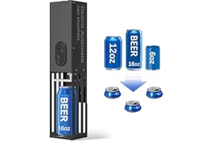 YOTAN Electric Can Crusher, 8oz&12oz&16oz Automatic Can Crushers for Recycling Wall Mounted, Aluminum Can Crusher Electric, C