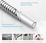 OFFO 3m Shower Hose Stainless Steel Anti-Kink High Pressure Chrome view 4