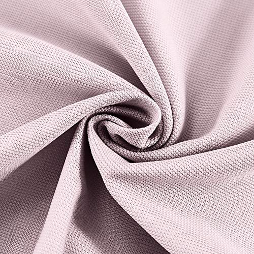 cololeaf Extra Wide 15ft Wide x 8ft Tall Pinch Pleated Medical Privacy Flexible Curtains High Ceiling Hospital Lab Clinic Curved Room Decorative, in Pink Customizable