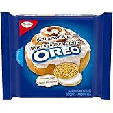 Oreo Cinnamon Bun Sandwich Cookies 261g {Imported from Canada}