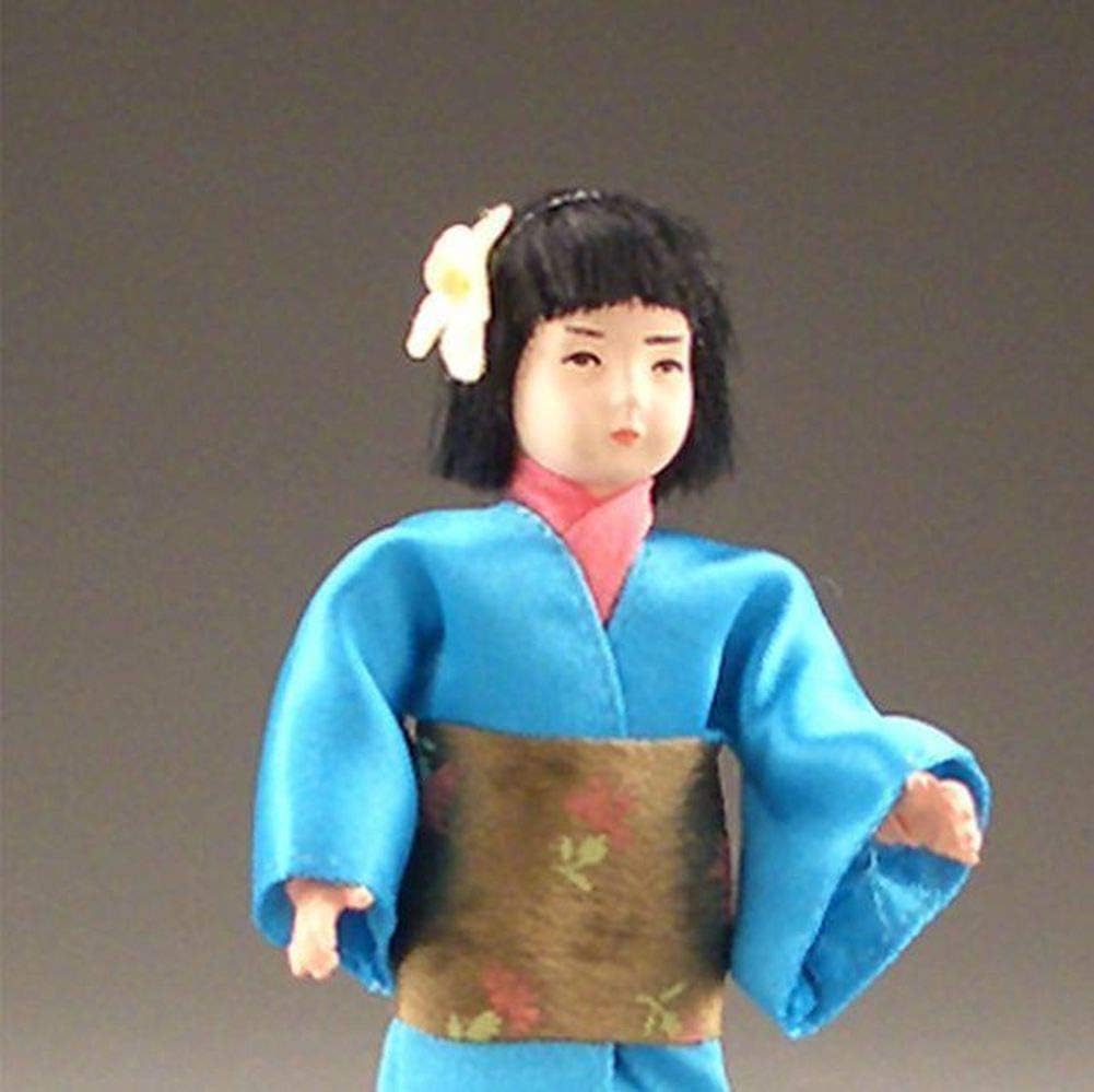 Amazon.com: Vestida Adolescente Asiático Chica Caco DHS1647 Casa de Muñecas Flexible Japón Kimono Miniatura: Everything Else