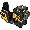 DEWALT 12V/20V MAX XR Line Laser, High Precision 3 X 360, Green, Battery and Charger Included (DCLE34033D1)