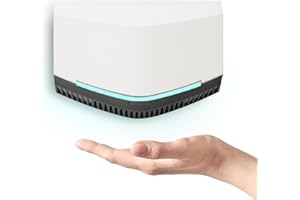 REVSQUARED Hand Dryer for Home, Commercial Bathrooms, Hi-Speed Hand Dryer with Air Filter, Energy-Saver Mode, Speed/Volume Control, Automatic Air Blades Portable/w Stand or Wall Mount | Touchless | UL Certified