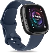 AK Straps Fitbit Sense 2 Sense Versa 4 Versa 3 Silicone Sport Band Pack E S view 5
