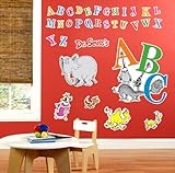 Dr Seuss ABC Room Decor - Giant Wall Decals
