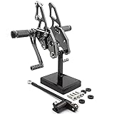 FXCNC CNC Billet Motorcycle Rearset Foot Pegs Rear