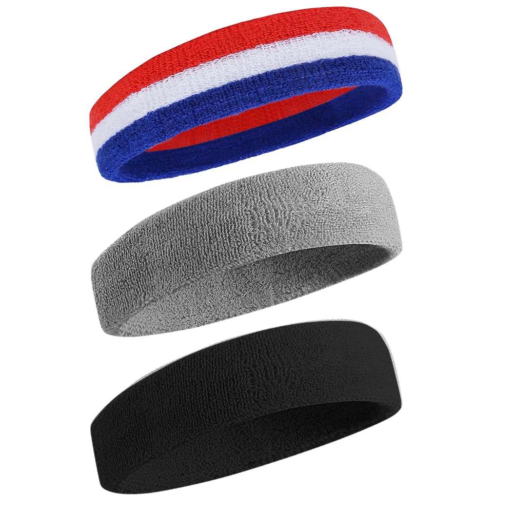 BEACE Sweatbands Sports Headband for Men & Women