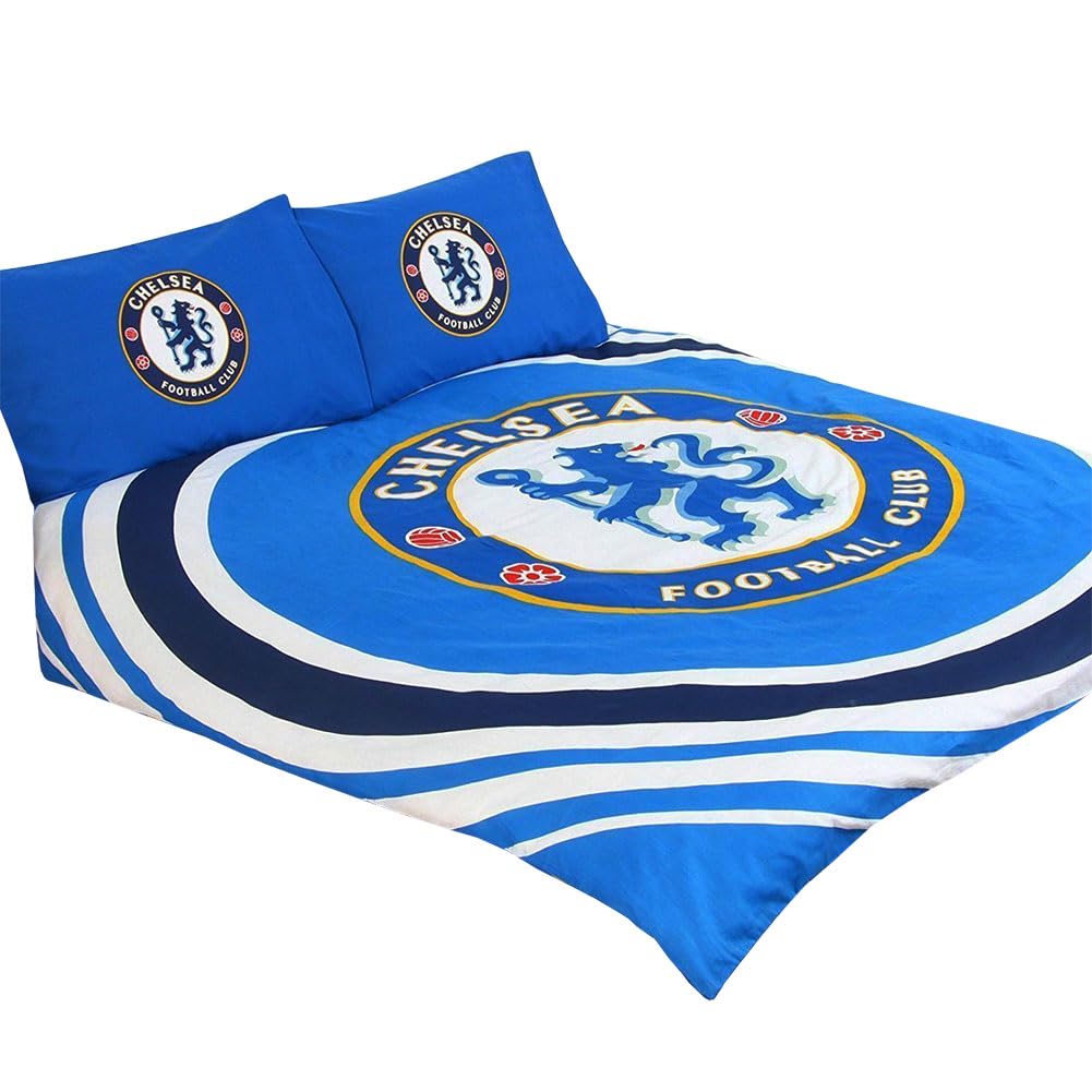 Chelsea FC Pulse Reversible Double Duvet Quilt Cover and 2 x Pillowcases Set