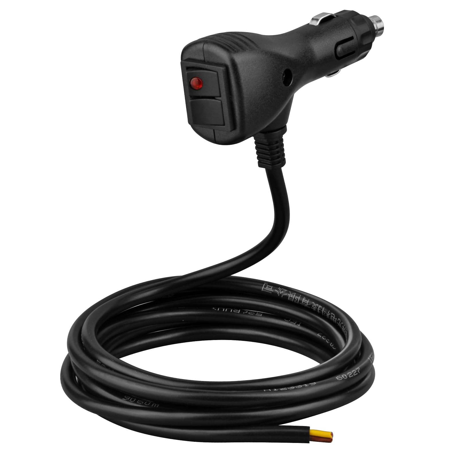 Photo 1 of BAITHNA 12V Heavy Duty On/Off Toggle Switch Ground Triggered Momentary Switch Cigarette Lighter Adapter with 10ft Cable Changing Pattern Switch