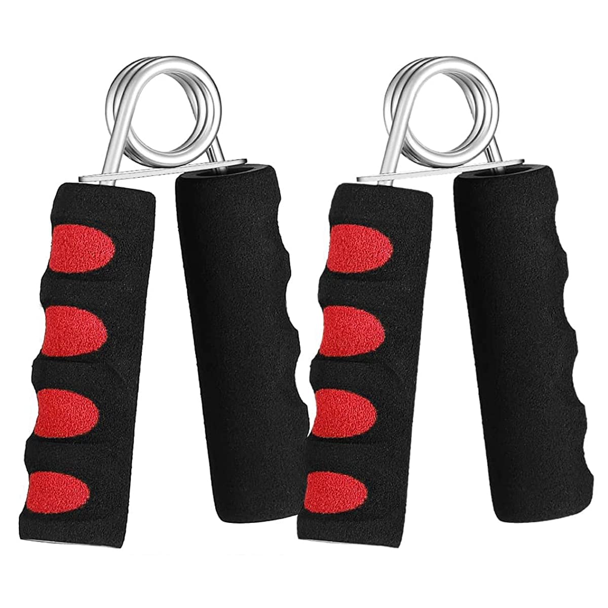 Photo 1 of BOOMIBOO Hand Grip Strengthener, Hand Soft Foam Manual Exerciser, Rapid Increase of Wrist, Forearm and Finger Strength Exercise Equipment, 2 Pack