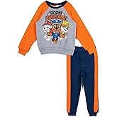 Nickelodeon Paw Patrol Sweatshirt and Fleece Pants Outfit Set Toddler to Big Kid Sizes (2T - 10-12)