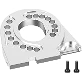 Aluminum Motor Mount for Traxxas TRX-4 1/10 RC Crawler Car Upgrade Parts | CNC aluminum,replaces stock plastic mount,improves rigidity &amp; heat dissipation,precise gear mesh alignment.