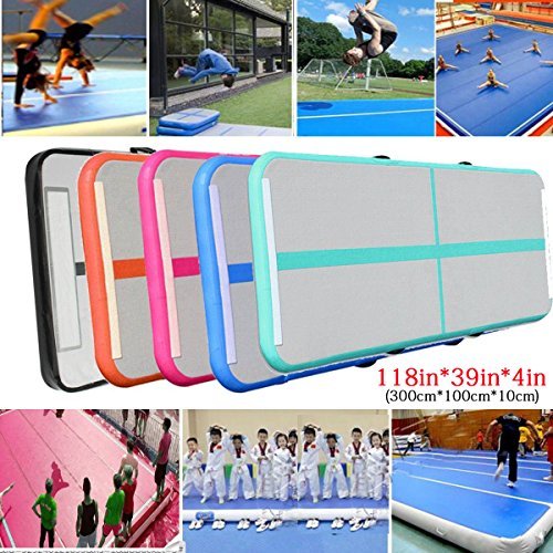 image for FBSPORT Inflatable Gymnastics Tumbling Mat Air Track Floor Mats with E
