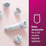 Philips Epilator Series 8000 BRE740/11 Cordless Wet Dry with 9 Accessories view 5