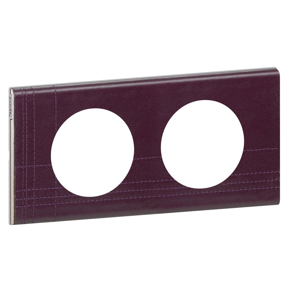 Legrand Céliane Plaque with 2 Holes, Purple, LEG69442