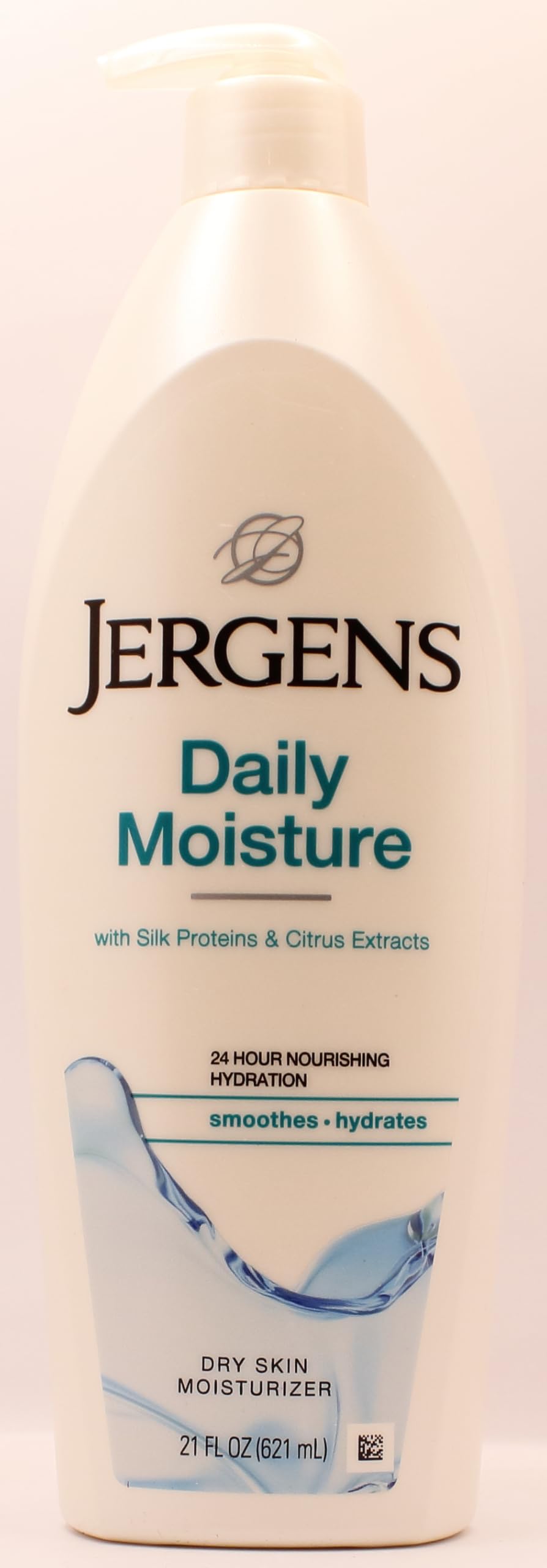 Jergens Daily Moisture Dry Skin Moisturiser with Silk Proteins and Citrus Extracts 25%