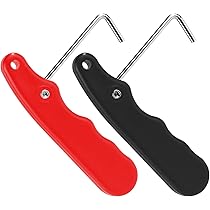 Tendeur De Lacets Pliable Hockey | Acier Inoxydable | Poignée Antidérapante | Pour Patins, Chaussures, Baskets
