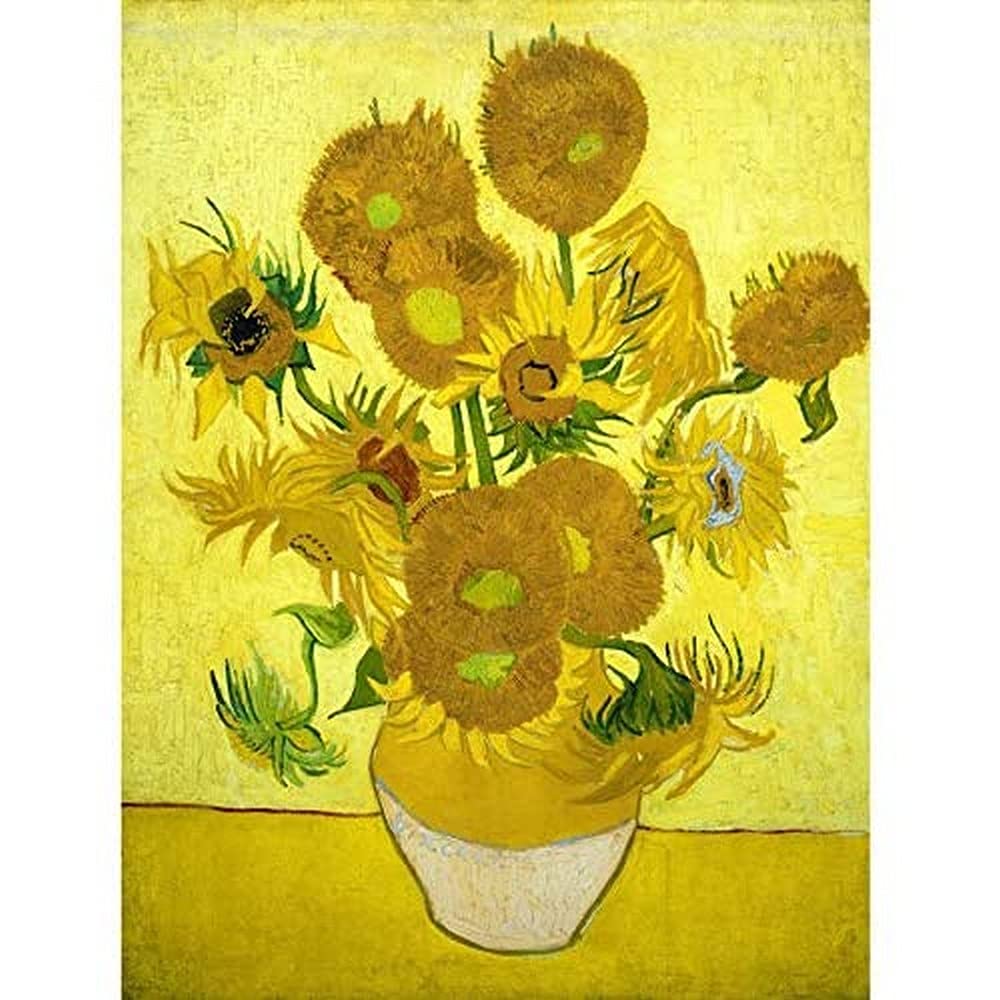 Vincent Van Gogh Zonnebloemen Art Print Canvas Premium Wall Decor Poster Mural