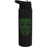 Anonymous Hacker Stuff Game Master DDOS Project Zorgo Stainless Steel Insulated Water Bottle