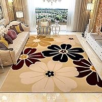 WNSS9 Morocco Style Creative Cartoon Geometry Pattern Carpet Modern Designer Rectangle Non-Slip Bedroom Living Room Carpets Soft Plush Kid Play Game Rug Pads Indoor Area Rugs with Contour Cut 31.4in