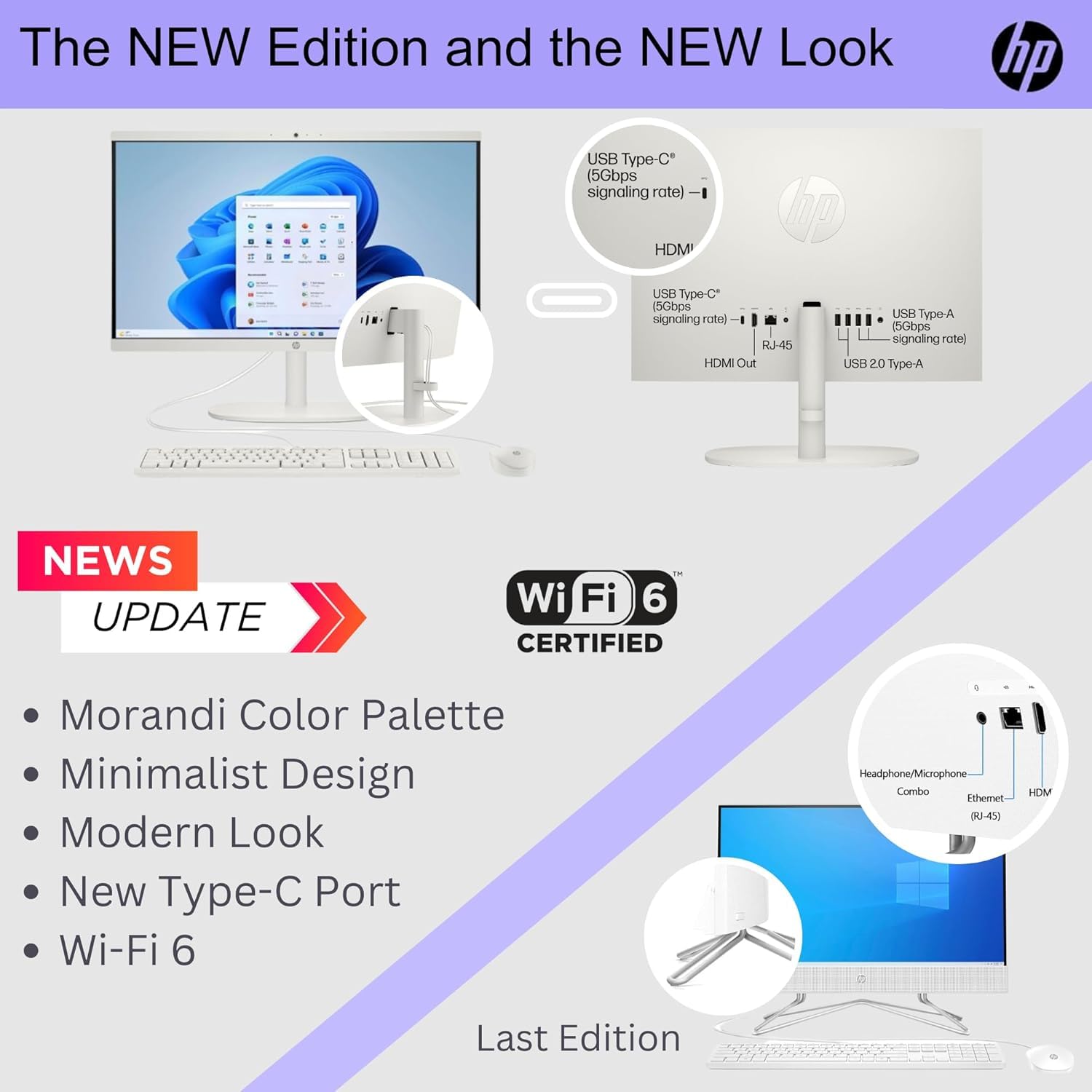 HP 22 inch All-in-One Desktop PC • 16GB RAM • 1TB Storage (512GB SSD + 512GB External HD) • Microsoft Office Trial • Intel Celeron CPU • FHD Display • Win 11 Pro