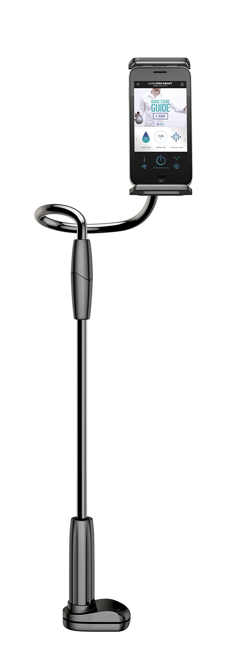 LauraStar 722.0001.898 Car Interior – Holder (Mobile Phone/Smartphone, Car, Interior, Active Holder for Mobile Phone, Black, 12 – 20 cm, Horizontal/Vertical)