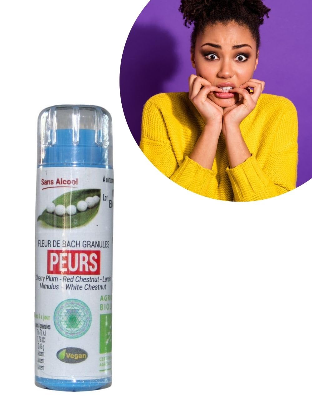 Complexes élixirs floraux bach peurs 6.3 g