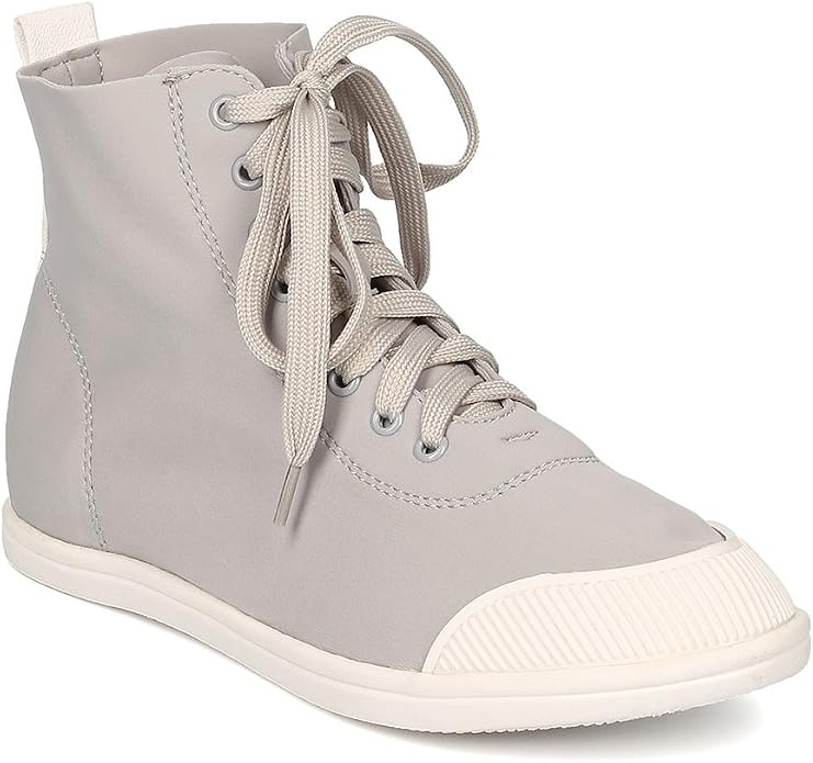 women's edie knit lace up high top sneakers