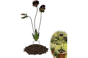 Metal Carnivorous Plant Garden Stake, Venus Flytrap Yard Art Decor, Plant Sculpture, Outdoor Decorative Garden Sculpture Stak