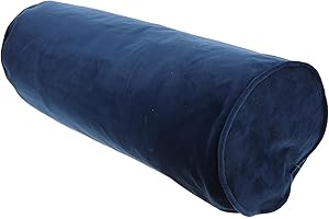 PATKAW Pillowcase Velvet Cylindrical Cover 40X15Cm Hidden Zipper with Strong Stitching for Yoga Bolster