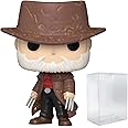 POP Marvel: Wolverine 50th Anniversary - Old Man Logan Funko Vinyl Figure (Bundled with Compatible Box Protector Case), Multicolor, 3.75 inches