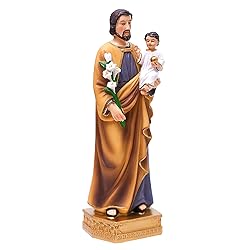 Saint Joseph With Child Resin Religious Statue,8