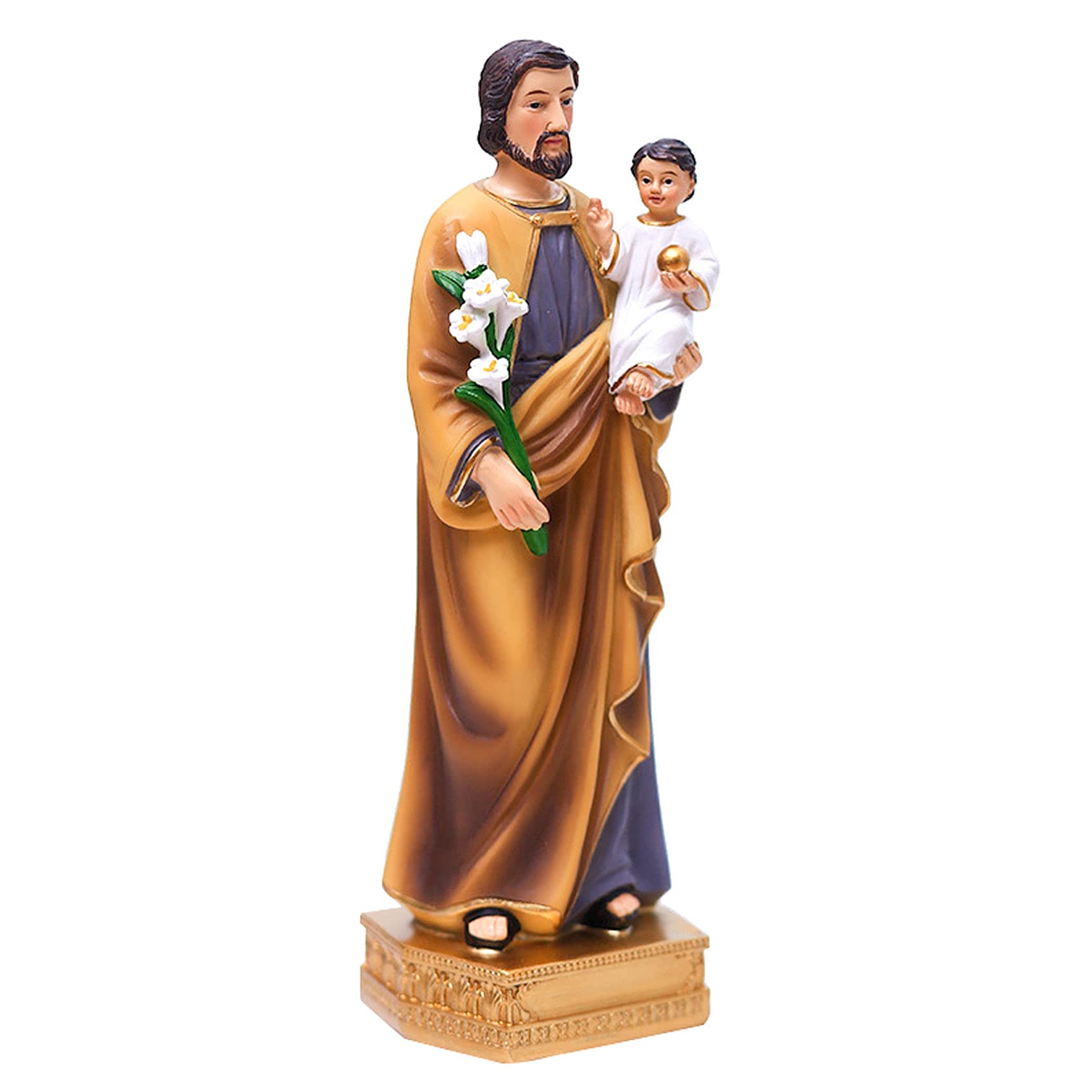 Saint Joseph With Child Resin Religious Statue,8