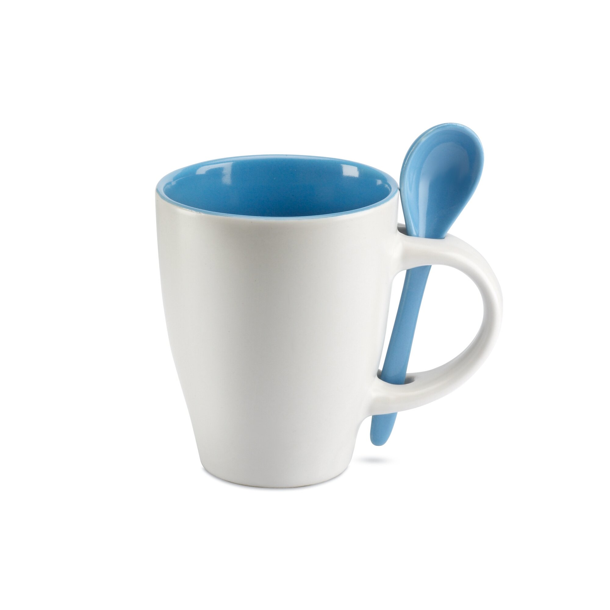 PromotionGift Mug with spoon - blue