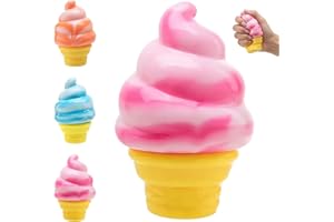 Ice Cream Squeeze Squishy, Ice Cream Squishy, 2026 Upgrade Slow Rise Sensory Fidget Toy, Easter Basket Stuffers Party Favors 