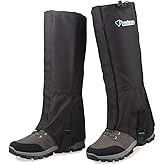 MAGARROW Leg Gaiters Hiking Snow Boot Gaiter Outdoor Waterproof Gaiters Shoes Cover Oxford Fabric