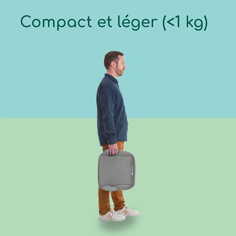 Manga i-Safe Rehausseur, 128–150 cm, Tinted Grey