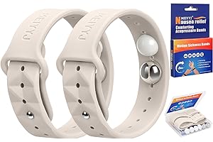 MEIYYJ Morning Sickness Relief Wristbands Motion Sickness Bands for Adults Sea Sickness Wristbands for Cruise Travel Nausea R