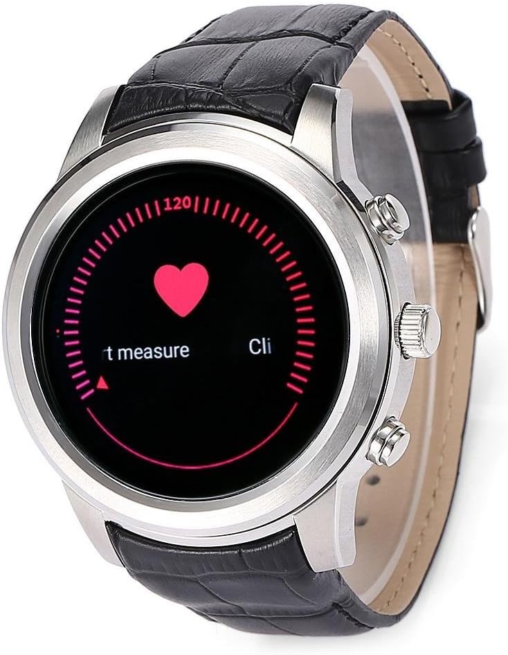 Finow Smart Watch X5 Air Wearable Devices Android OS 2GB RAM 16G ROM Heart Rate Monitor Pedometer WiFi 3G Bluetooth Watch Phone (Silver)