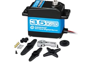 ANNIMOS 35kg RC Digital Servo 7.4V Steering servo Motor 25T Full Metal Gear High Torque High Speed Waterproof for 1/8 1/10 1/