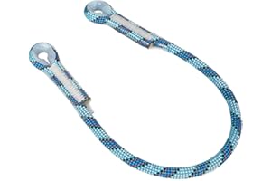 AOKWIT 22KN/4945lbf Prusik Loop Pre-Sewn Climbing Utility Cord, Professional Tree and Rock Climbing Gear High Altitude Anti Fall Off Protective Safety Belt Cowstail Diameter 10.5mm