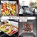 Grill Basket Wok Topper Pan Smoker for Grilling Barbecue Vegetables Fish Stir Fry Seafood Kabob Pizza or Veggies 100% Heavy Duty Stainless Steel BBQ Camping Cookware Charcoal Gas Outdoor Accessories