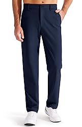 Libin Men's Golf Pants Classic Fit Flat Front Work