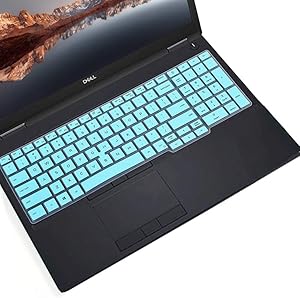 CaseBuy Keyboard Cover for Dell Latitude 5000 5500 5501 15.6 inch Notebook, Dell Precision 3540 3541 Laptop(with Point), Dell Latitude 5500 Protective Skin, Mint