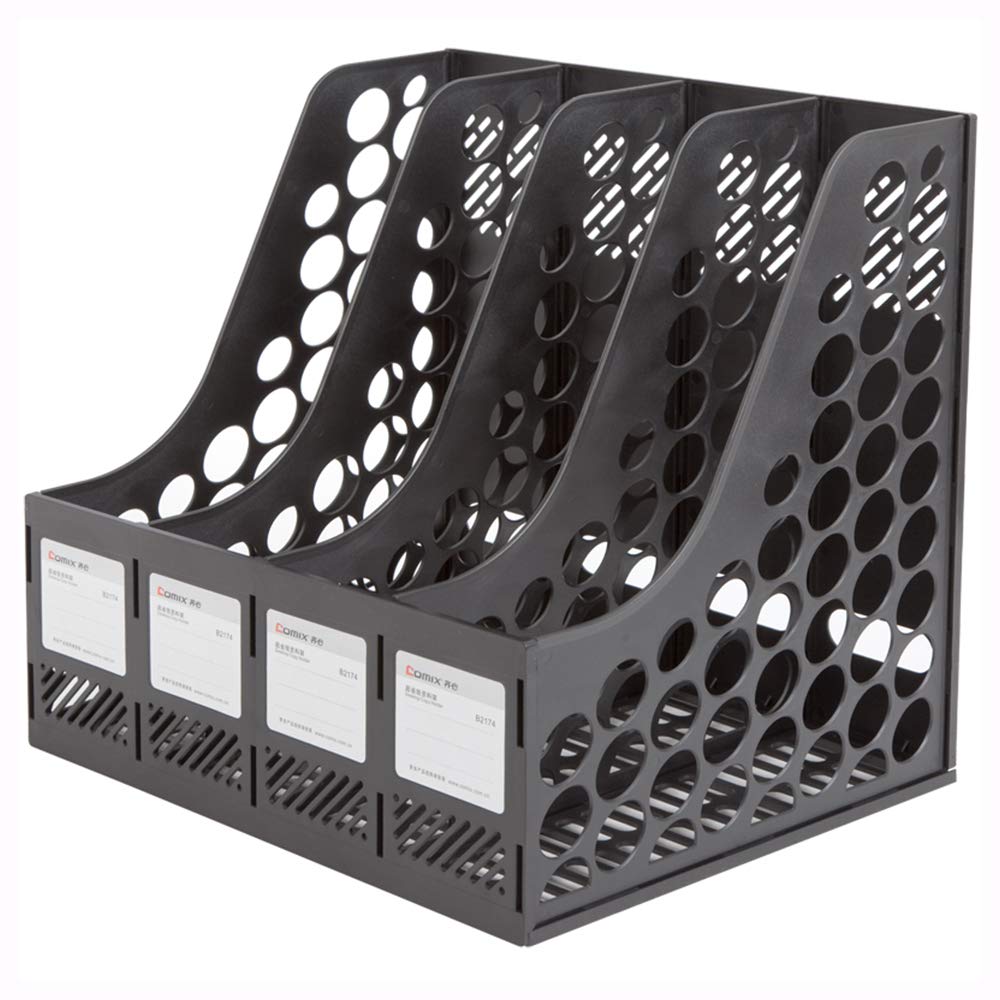 Buy Comix Magazine File Holder, Sturdy Plastic Desk Organizers and