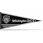 Rico Industries NWSL Women's Soccer Washington Spirit 12" x 30" Felt Wall Décor Pennant - Great for Home/Bed Room/Man Cave Décor