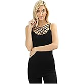 Seamless Triple Criss-Cross Front Cami (Multiple Colors & Sizes)