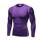Men's Athletic Compression Shirts Long Sleeve Cool